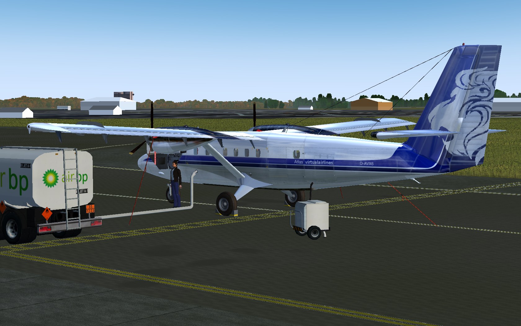 Get ready at Schiphol with the DHC-6.